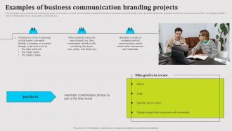 F1494 Examples Of Business Communication Branding Projects Public Relations Strategy SS V
