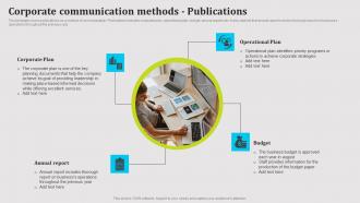 F1497 Corporate Communication Methods Publications Public Relations Strategy SS V