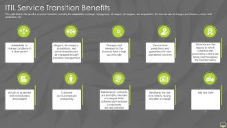 F14 Information Technology Infrastructure Library Itil It Itil Service Transition Benefits