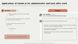 F1506 Applications Of Claude Ai For Administrative Back Office Work Claude Ai The Next Rival ChatGPT SS