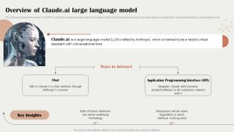 F1508 Overview Of Claude Ai Large Language Model Claude Ai The Next Rival Of Chatgpt ChatGPT SS