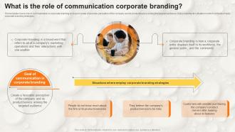 F1532 What Is The Role Of Communication Corporate Branding Stakeholder Communication Strategy SS V