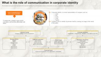 F1533 What Is The Role Of Communication In Corporate Identity Stakeholder Communication Strategy SS V