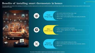 F1555 Benefits Of Installing Smart Thermostats In Homes Iot Smart Homes Automation IOT SS