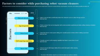 F1563 Factors To Consider While Purchasing Robot Vacuum Cleaners Iot Smart Homes Automation IOT SS