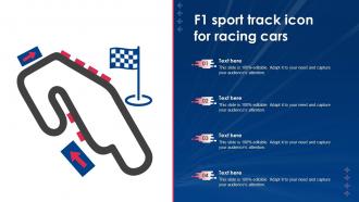 F1 Sport Track Icon For Racing Cars