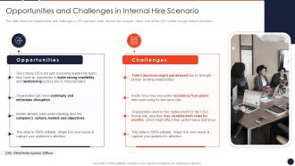 F203 Opportunities And Challenges In Internal Cio Transition Technology Strategy Organization