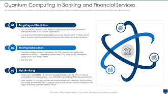 F241 Quantum Computing In Banking And Financial Services Quantum Computation