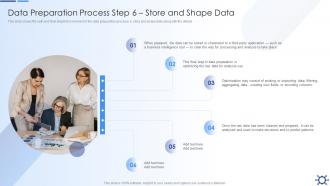F297 Data Preparation Process Step 6 Store And Shape Data Overview Preparation Effective Data Preparation