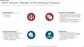F36 SWOT Analysis Strength Of The Banking Company Implementation Latest
