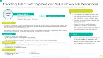 F391 Attracting Talent With Targeted And Value Driven Job Descriptions Employer Branding