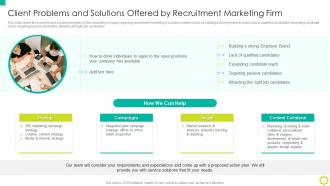 F392 Client Problems And Solutions Offered By Recruitment Marketing Firm Employer Branding