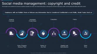F515 Social Media Management Copyright And Credit Company Social Strategy Guide