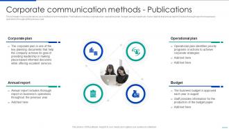 F613 Corporate Communication Strategy Corporate Communication Methods Publications