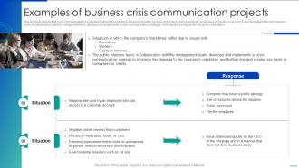 F614 Examples Of Business Crisis Communication Projects Corporate Communication Strategy