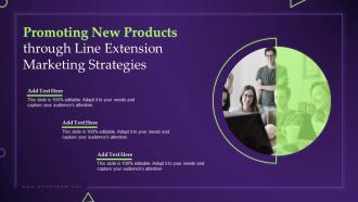 F706 Promoting New Products Through Line Extension Marketing Strategies Ppt Slides Infographic Template