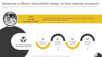 F729 Brand Portfolio Strategy And Brand Architecture Introduction To Effective Brand Portfolio Strategy