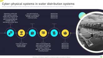 F743 Cyber Physical Systems In Water Distribution Systems Next Generation Computing Systems