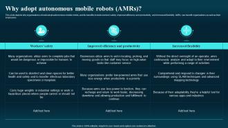 F884 Why Adopt Autonomous Mobile Robots Amrs Autonomous Mobile Robots Types