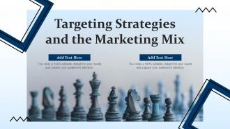F901 Targeting Strategies And The Marketing Mix Ppt Professional Design Inspiration