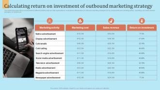 F939 Calculating Return On Investment Of Outbound Outbound Marketing Strategy For Lead Generation