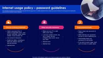 F984 Cyber Security Policy Internet Usage Policy Password Guidelines