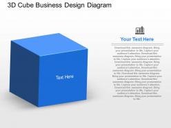 Fa 3d cube business design diagram powerpoint template