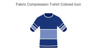 Fabric Compression T Shirt Colored Icon In Powerpoint Pptx Png And Editable Eps Format