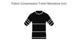 Fabric Compression T Shirt Monotone Icon In Powerpoint Pptx Png And Editable Eps Format