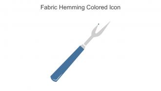 Fabric Hemming Colored Icon In Powerpoint Pptx Png And Editable Eps Format