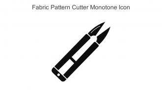 Fabric Pattern Cutter Monotone Icon In Powerpoint Pptx Png And Editable Eps Format