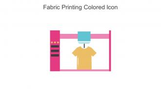 Fabric Printing Colored Icon In Powerpoint Pptx Png And Editable Eps Format