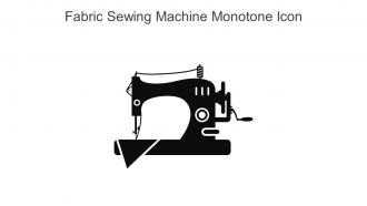 Fabric Sewing Machine Monotone Icon In Powerpoint Pptx Png And Editable Eps Format