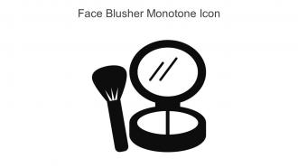 Face Blusher Monotone Icon In Powerpoint Pptx Png And Editable Eps Format