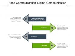 Face communication online communication ppt powerpoint presentation layouts visuals cpb