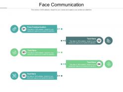 Face communication ppt powerpoint presentation icon skills cpb