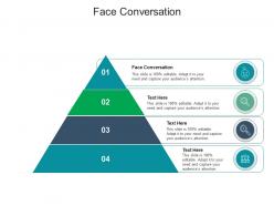 Face conversation ppt powerpoint presentation layouts images cpb