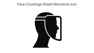 Face Coverings Shield Monotone Icon In Powerpoint Pptx Png And Editable Eps Format