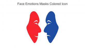 Face Emotions Masks Colored Icon In Powerpoint Pptx Png And Editable Eps Format
