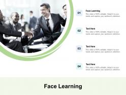 Face learning ppt powerpoint presentation gallery inspiration cpb