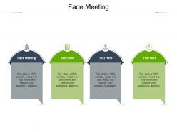 Face meeting ppt powerpoint presentation professional design ideas cpb