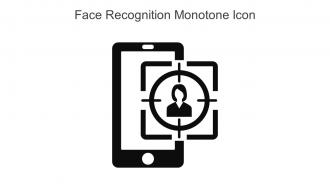 Face Recognition Monotone Icon In Powerpoint Pptx Png And Editable Eps Format