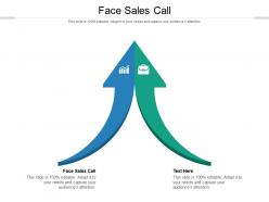 Face sales call ppt powerpoint presentation ideas backgrounds cpb