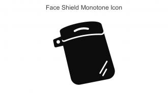 Face Shield Monotone Icon In Powerpoint Pptx Png And Editable Eps Format