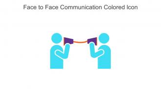 Face To Face Communication Colored Icon In Powerpoint Pptx Png And Editable Eps Format