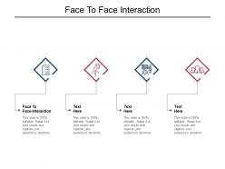 Face to face interaction ppt powerpoint presentation layouts objects cpb