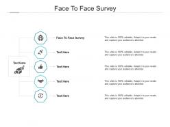 Face to face survey ppt powerpoint presentation gallery example cpb