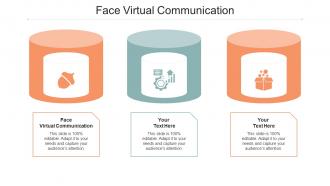 Face virtual communication ppt powerpoint presentation professional ideas cpb
