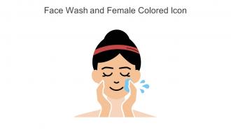Face Wash And Female Colored Icon In Powerpoint Pptx Png And Editable Eps Format