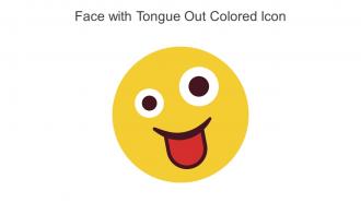 Face With Tongue Out Colored Icon In Powerpoint Pptx Png And Editable Eps Format